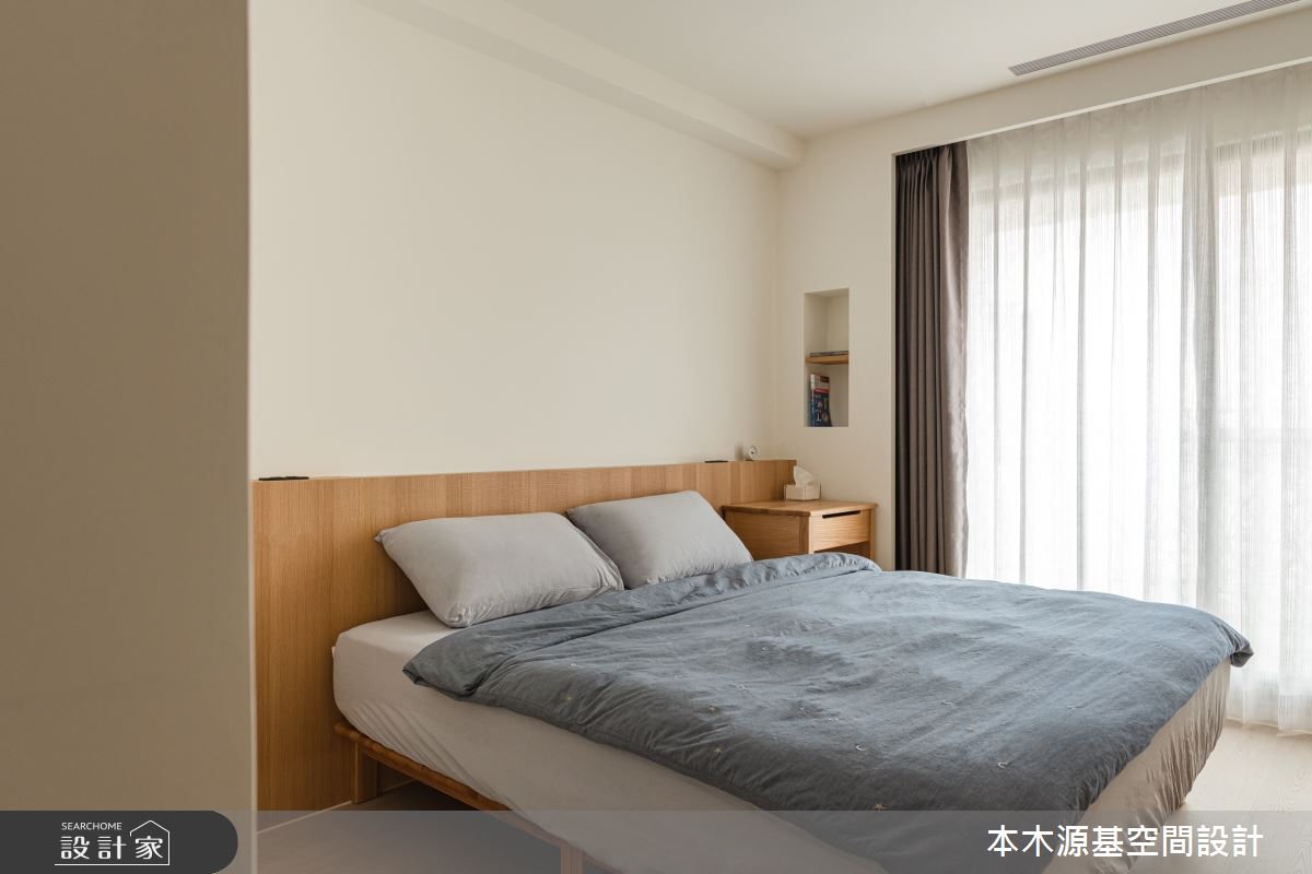27坪中古屋(5~15年)＿日式無印風臥室案例圖片＿本木源基空間設計＿本木源基_輕•禪風的生活意象之17