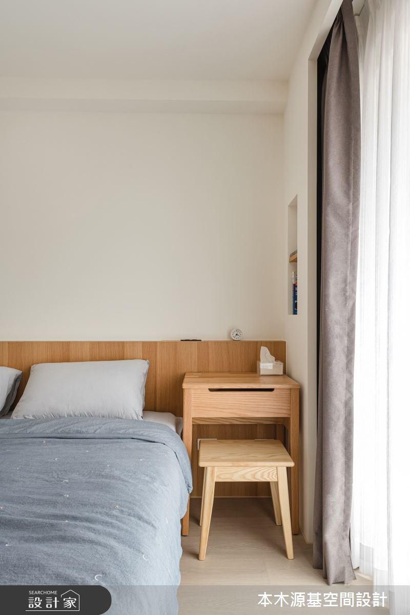 27坪中古屋(5~15年)＿日式無印風臥室案例圖片＿本木源基空間設計＿本木源基_輕•禪風的生活意象之20