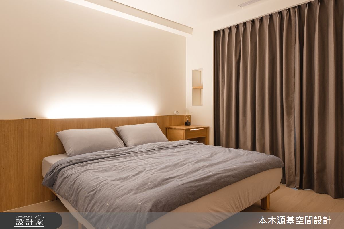 27坪中古屋(5~15年)＿日式無印風臥室案例圖片＿本木源基空間設計＿本木源基_輕•禪風的生活意象之19