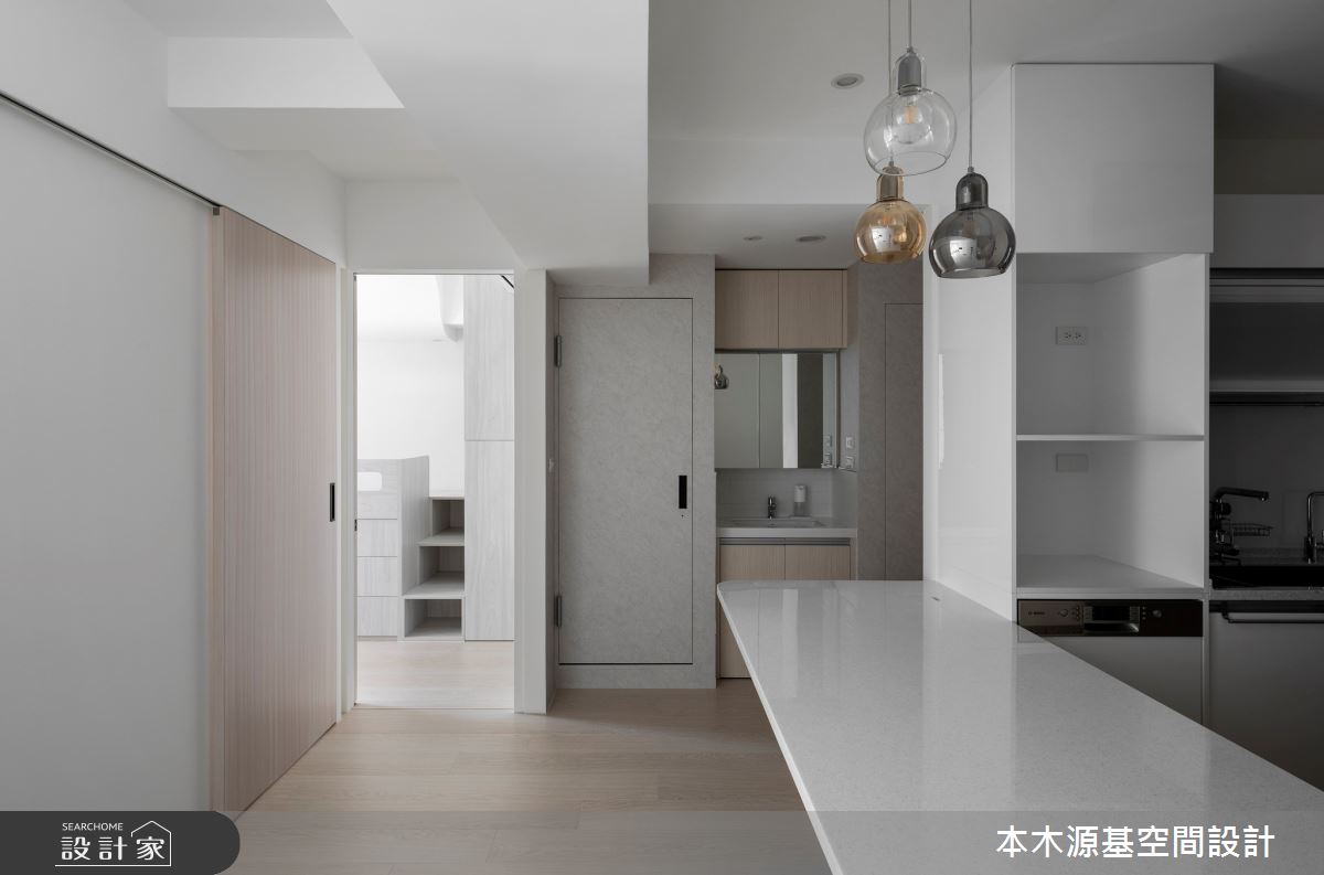 21坪老屋(41~50年)＿現代風餐廳中島案例圖片＿本木源基空間設計＿本木源基_收納的極致之5