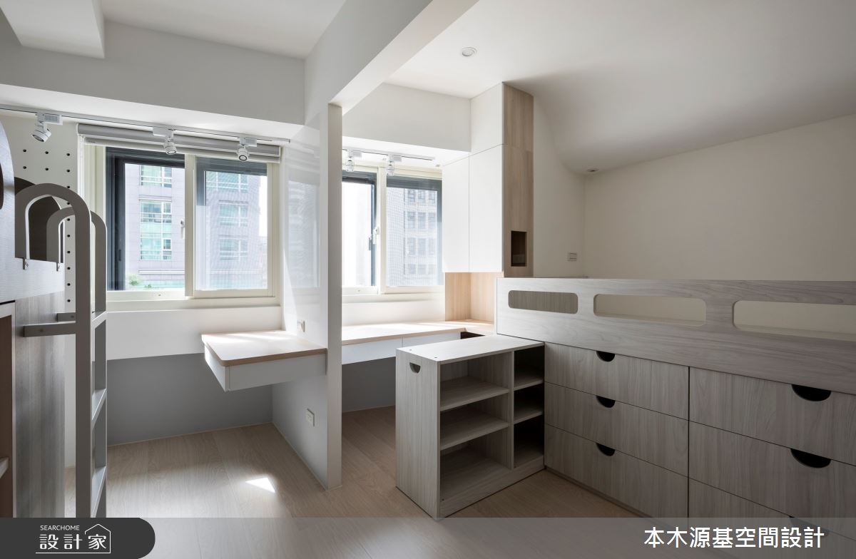 21坪老屋(41~50年)＿現代風兒童房兒童房案例圖片＿本木源基空間設計＿本木源基_收納的極致之8
