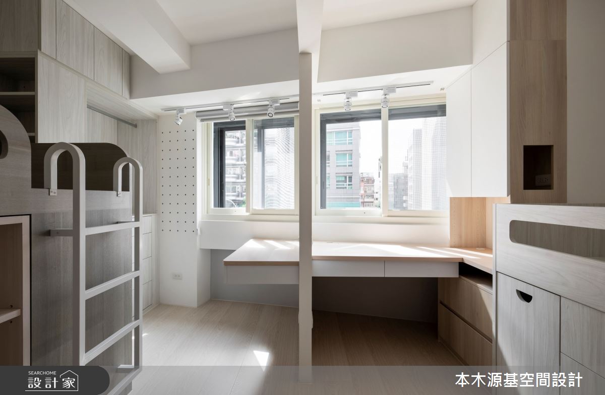 21坪老屋(41~50年)＿現代風兒童房兒童房案例圖片＿本木源基空間設計＿本木源基_收納的極致之9