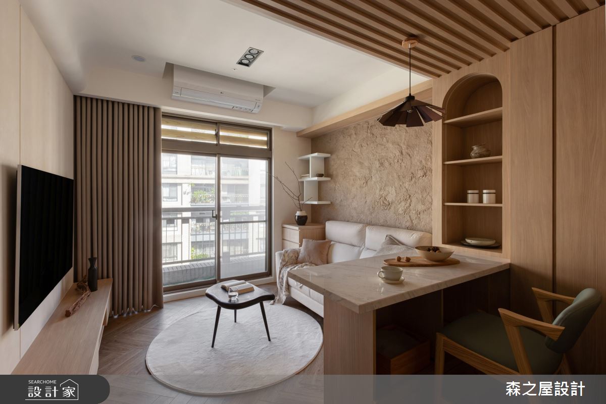 16坪老屋(16~30年)＿日式無印風客廳餐廳吧檯案例圖片＿森之屋室內設計＿森之屋_溫山有居之4134