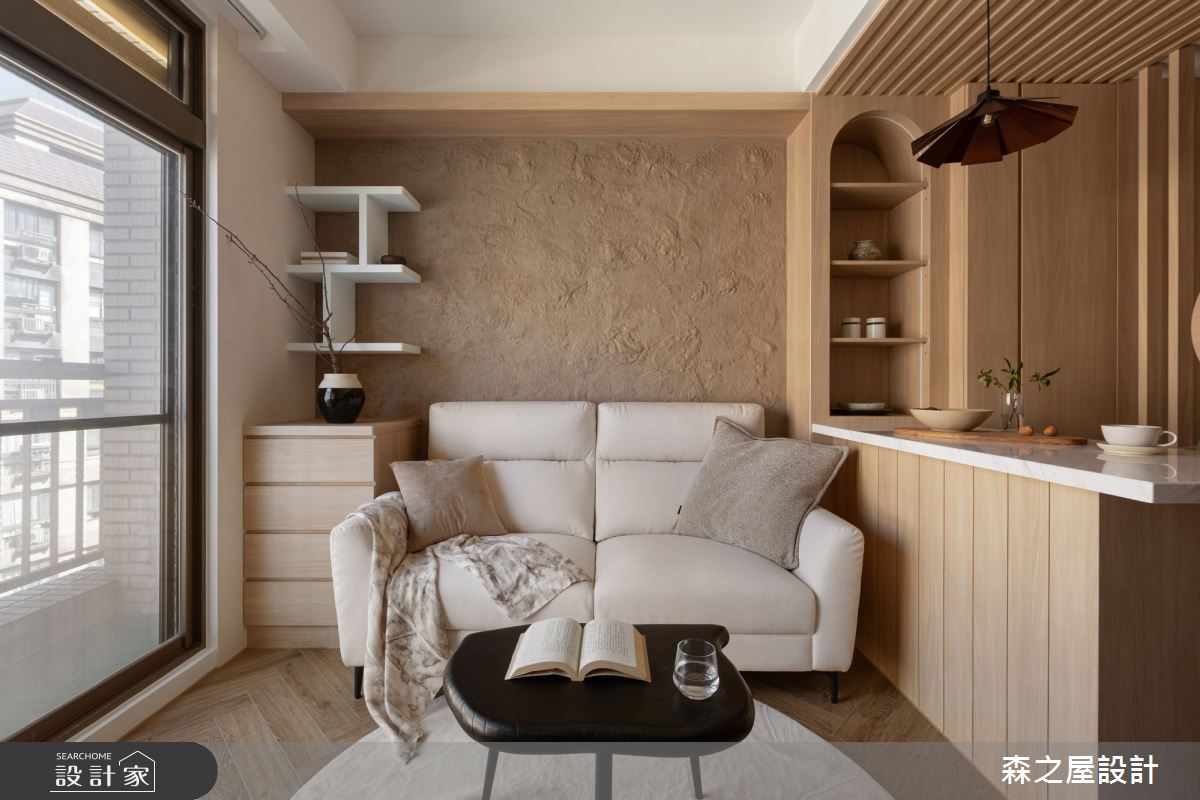 16坪老屋(16~30年)＿日式無印風客廳餐廳吧檯案例圖片＿森之屋室內設計＿森之屋_溫山有居之8
