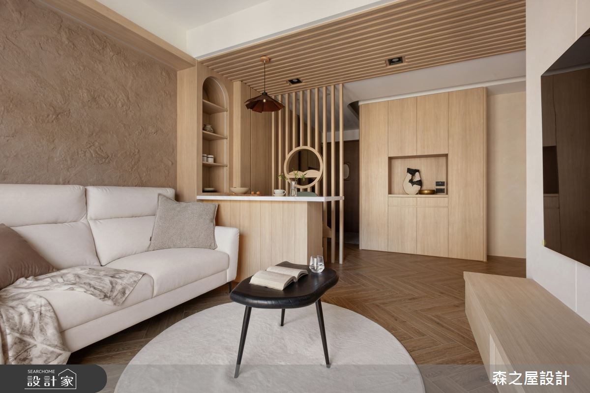 16坪老屋(16~30年)＿日式無印風客廳餐廳吧檯案例圖片＿森之屋室內設計＿森之屋_溫山有居之9