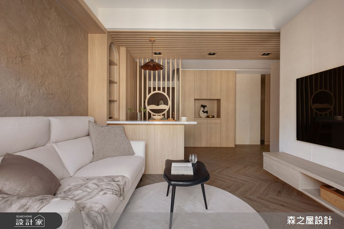 16坪老屋(16~30年)＿日式無印風客廳餐廳吧檯案例圖片＿森之屋室內設計＿森之屋_溫山有居之10