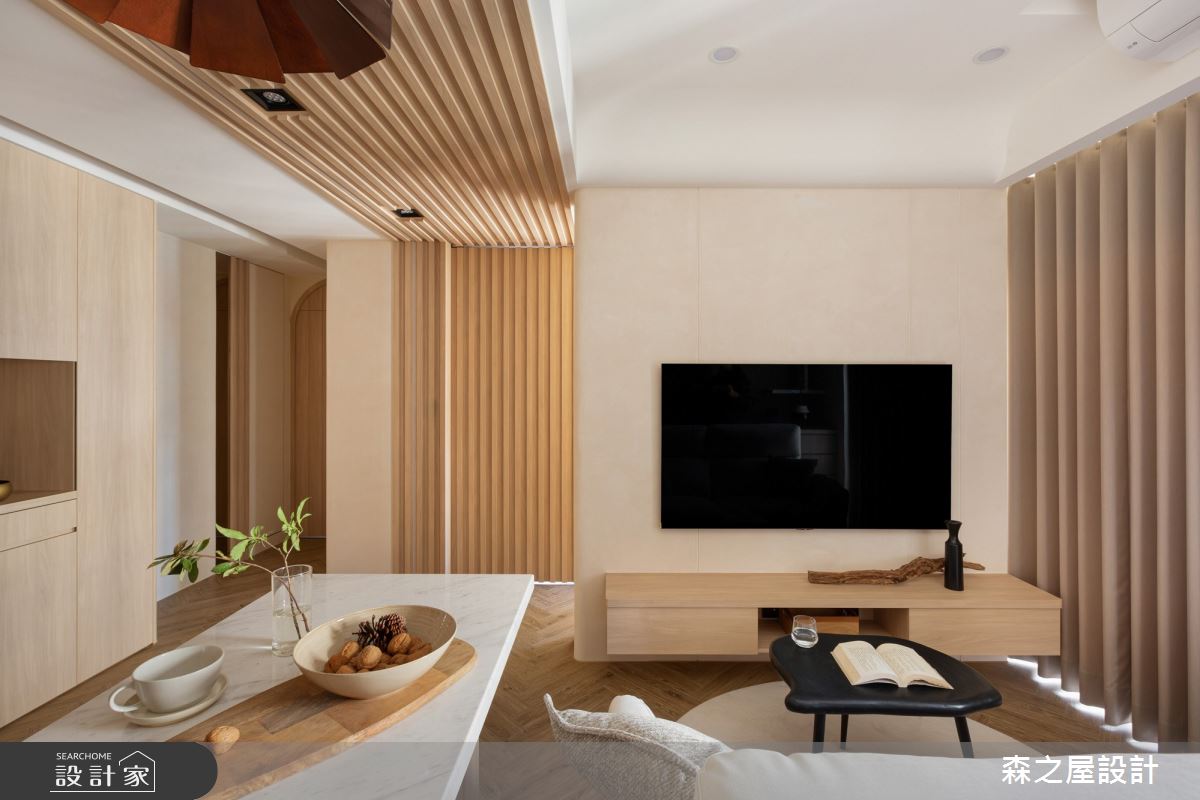 16坪老屋(16~30年)＿日式無印風客廳餐廳吧檯案例圖片＿森之屋室內設計＿森之屋_溫山有居之12
