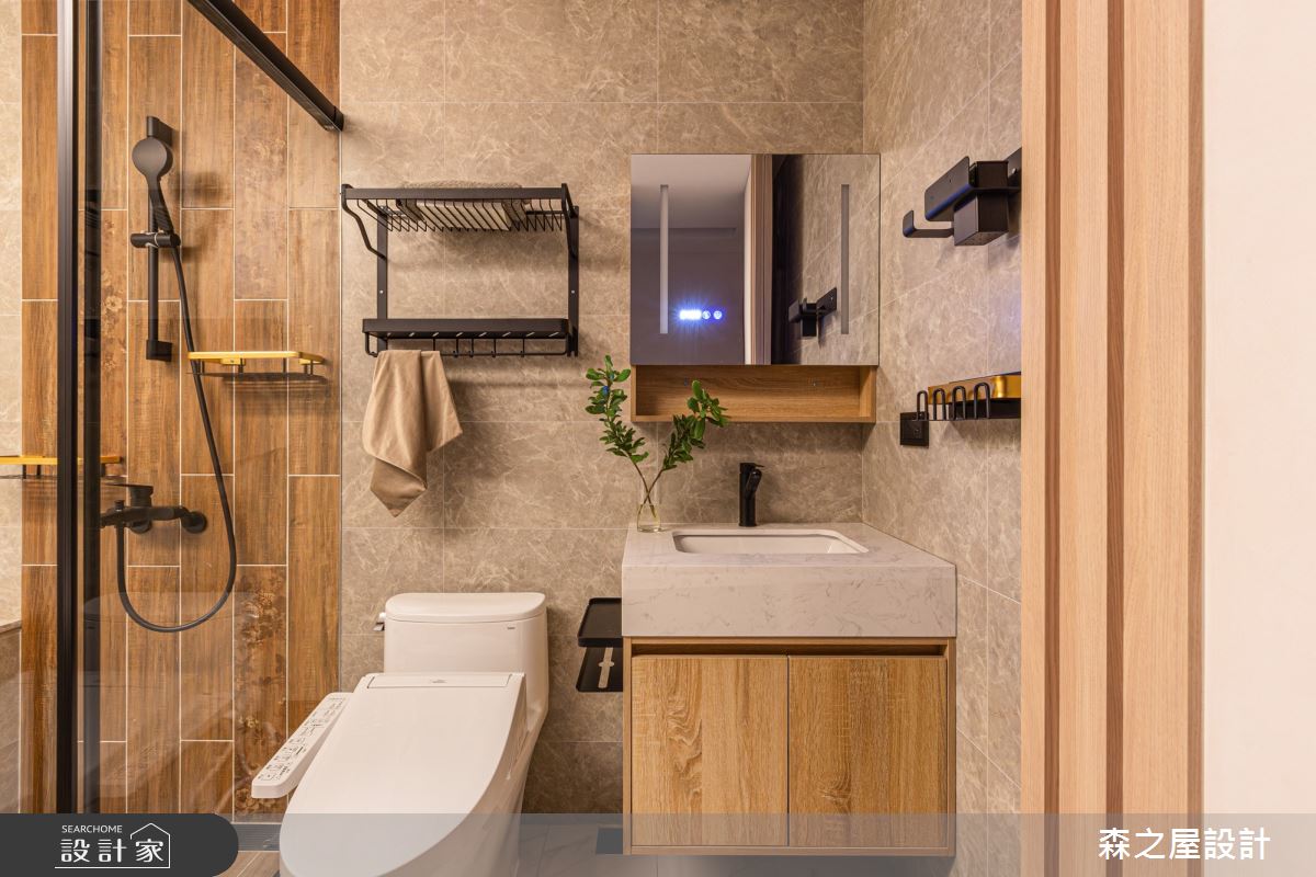 16坪老屋(16~30年)＿日式無印風浴室案例圖片＿森之屋室內設計＿森之屋_溫山有居之23