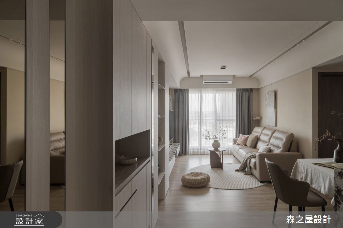 20坪新成屋(5年以下)＿混搭風客廳餐廳案例圖片＿森之屋室內設計＿森之屋_自然拾光之3