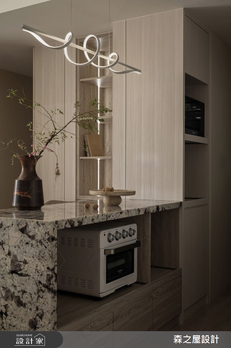 20坪新成屋(5年以下)＿混搭風中島案例圖片＿森之屋室內設計＿森之屋_自然拾光之12