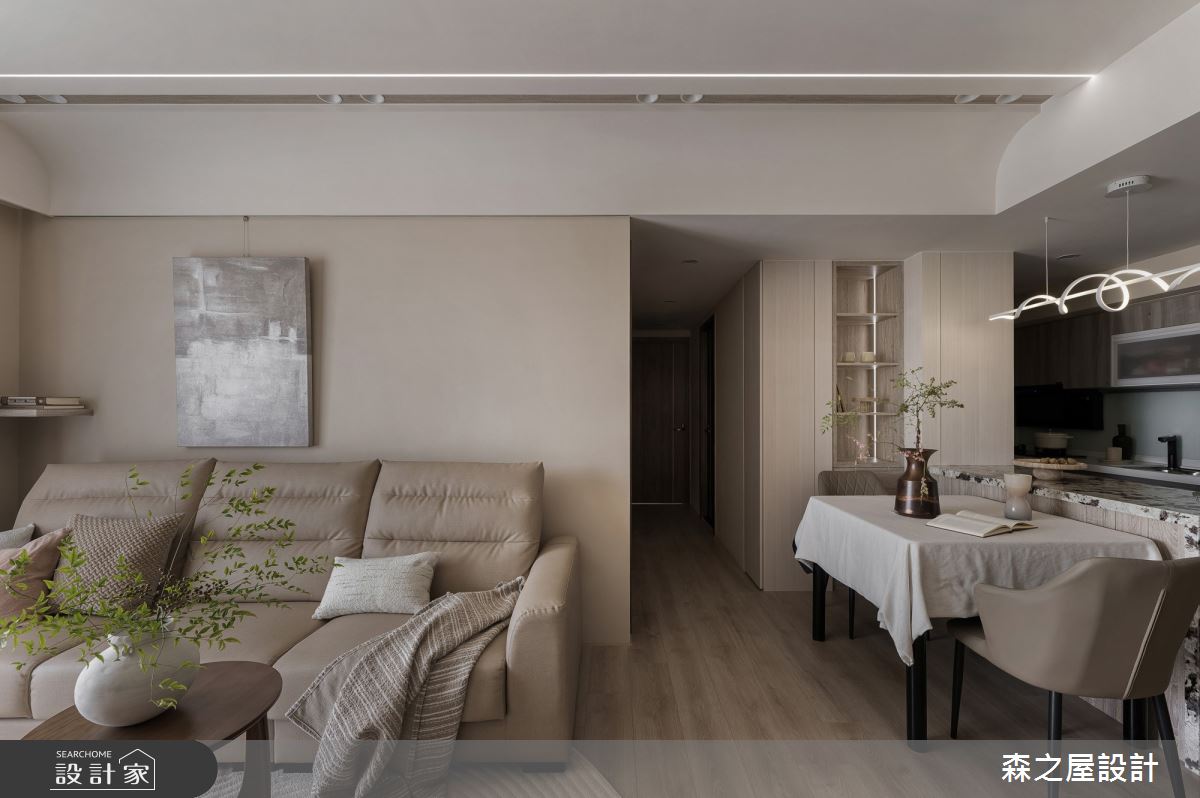 20坪新成屋(5年以下)＿混搭風客廳餐廳案例圖片＿森之屋室內設計＿森之屋_自然拾光之40