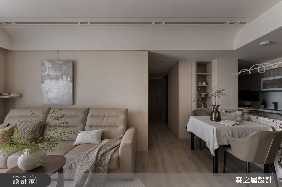 20坪新成屋(5年以下)＿混搭風客廳餐廳案例圖片＿森之屋室內設計＿森之屋_自然拾光之39