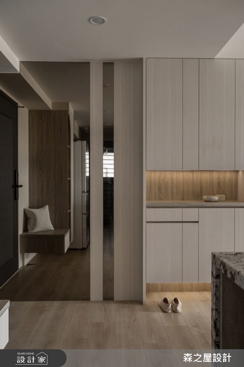 20坪新成屋(5年以下)＿混搭風玄關案例圖片＿森之屋室內設計＿森之屋_自然拾光之1