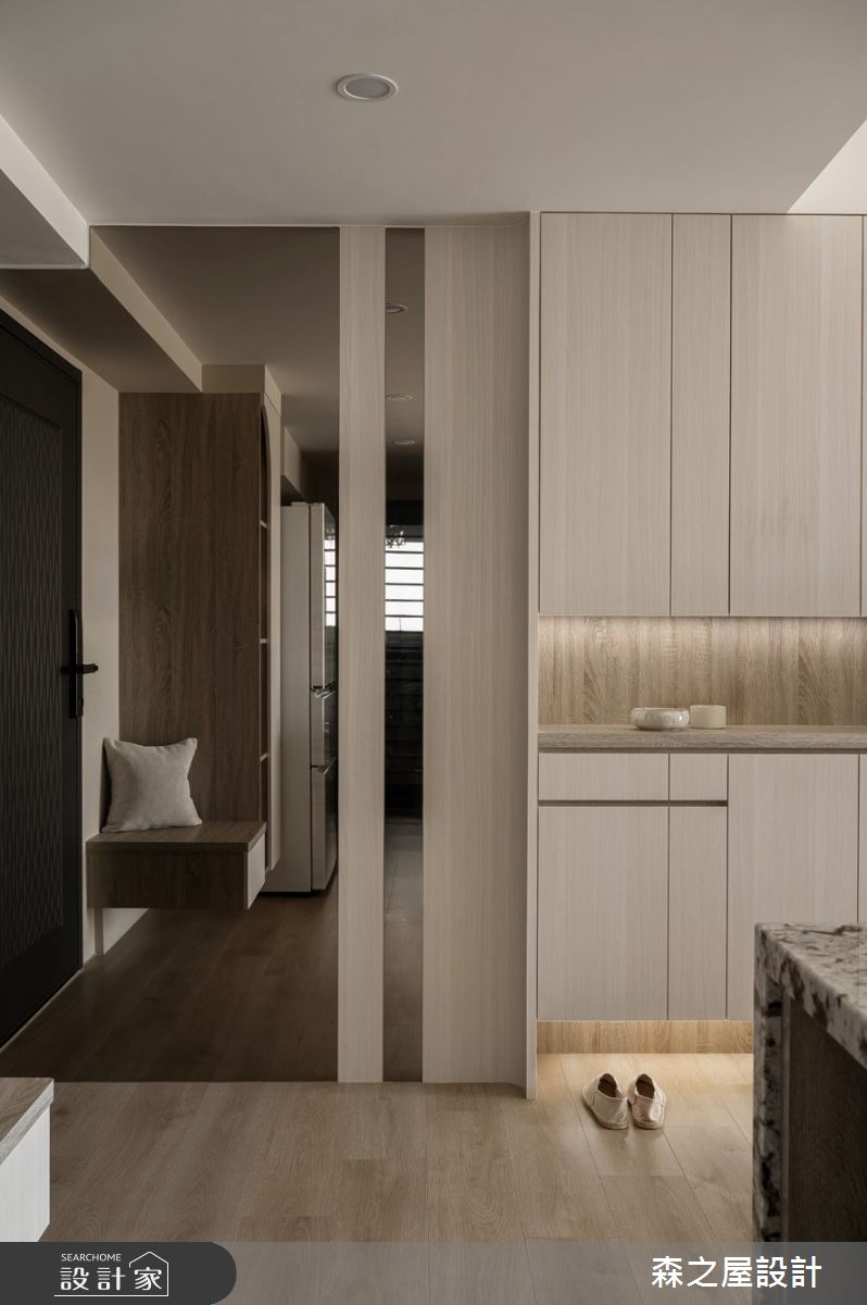 20坪新成屋(5年以下)＿混搭風玄關案例圖片＿森之屋室內設計＿森之屋_自然拾光之17