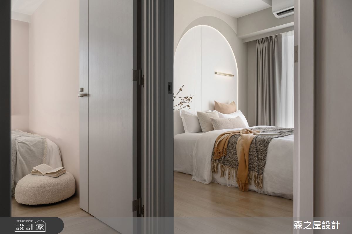 20坪新成屋(5年以下)＿現代風臥室案例圖片＿森之屋室內設計＿森之屋_光影石語之34