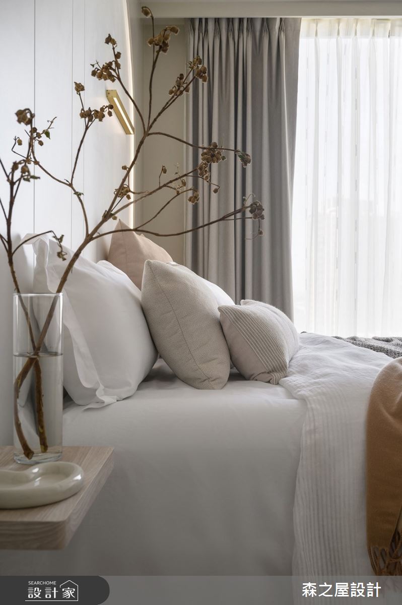 20坪新成屋(5年以下)＿現代風臥室案例圖片＿森之屋室內設計＿森之屋_光影石語之41