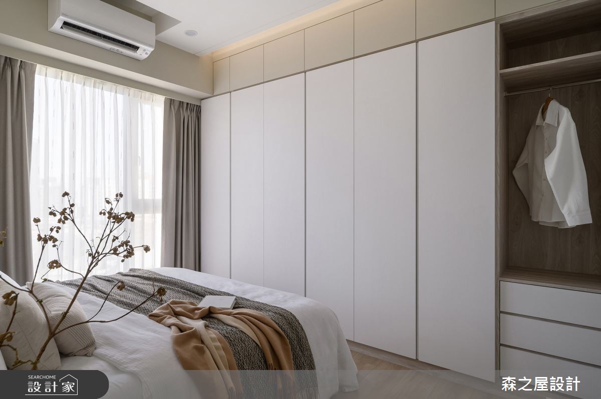 20坪新成屋(5年以下)＿現代風臥室案例圖片＿森之屋室內設計＿森之屋_光影石語之37