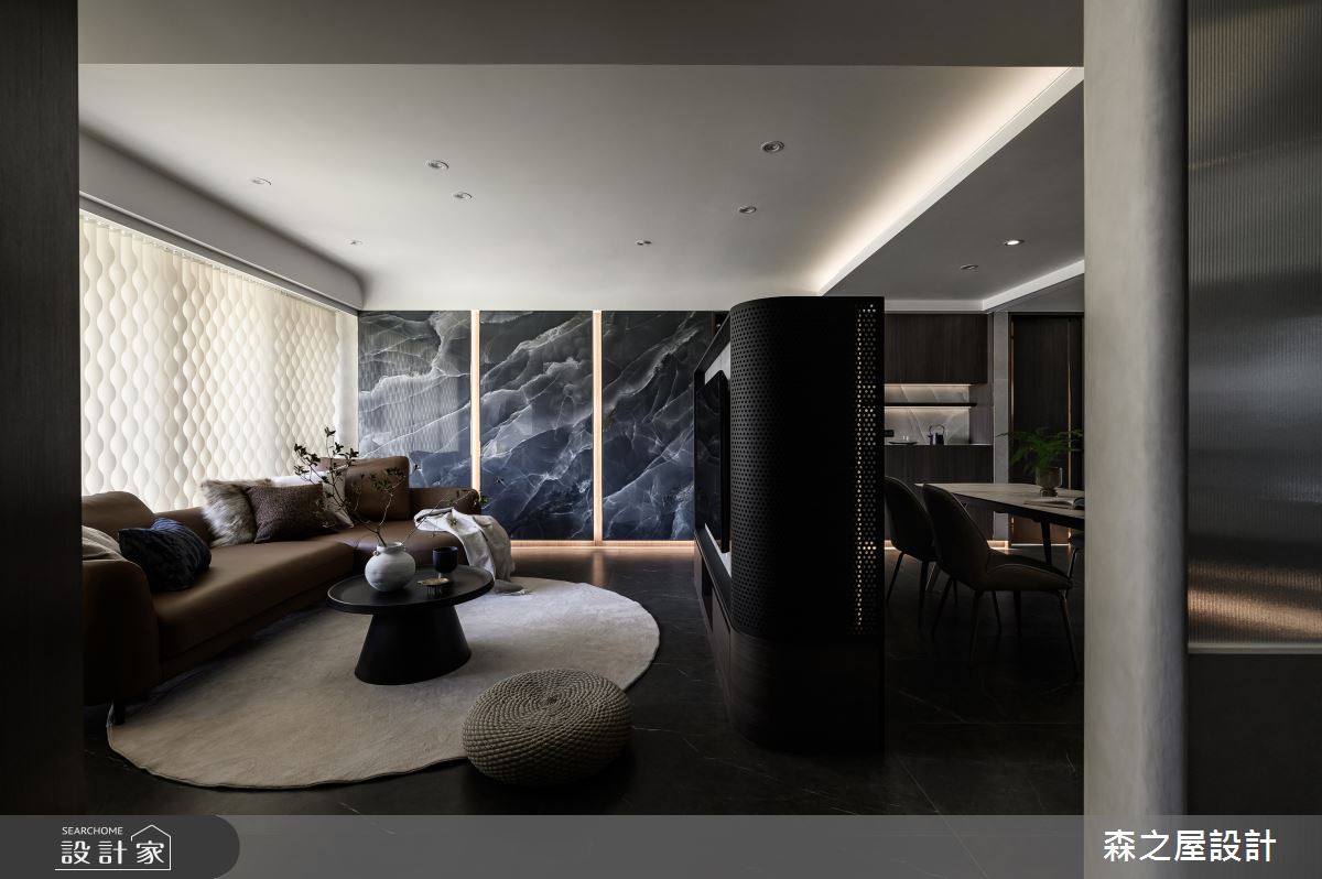 35坪毛胚屋＿現代風客廳餐廳案例圖片＿森之屋室內設計＿森之屋_雲影流光之9