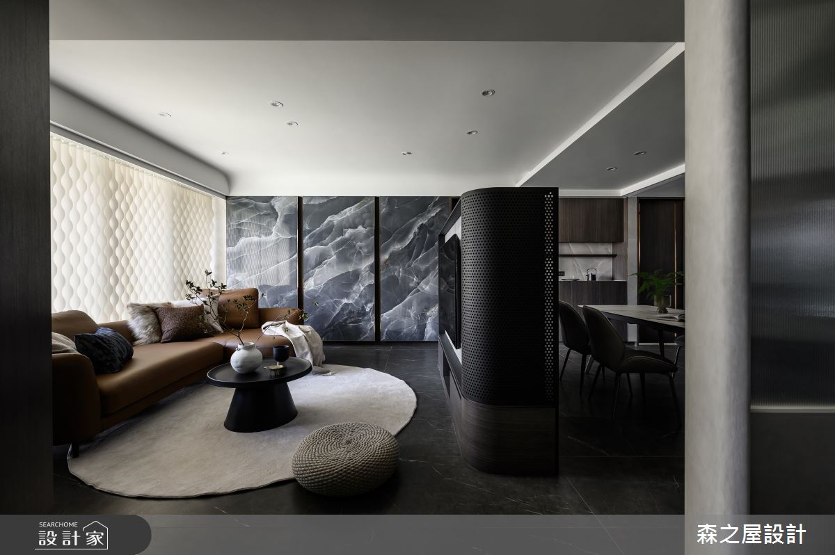 35坪毛胚屋＿現代風客廳餐廳案例圖片＿森之屋室內設計＿森之屋_雲影流光之11