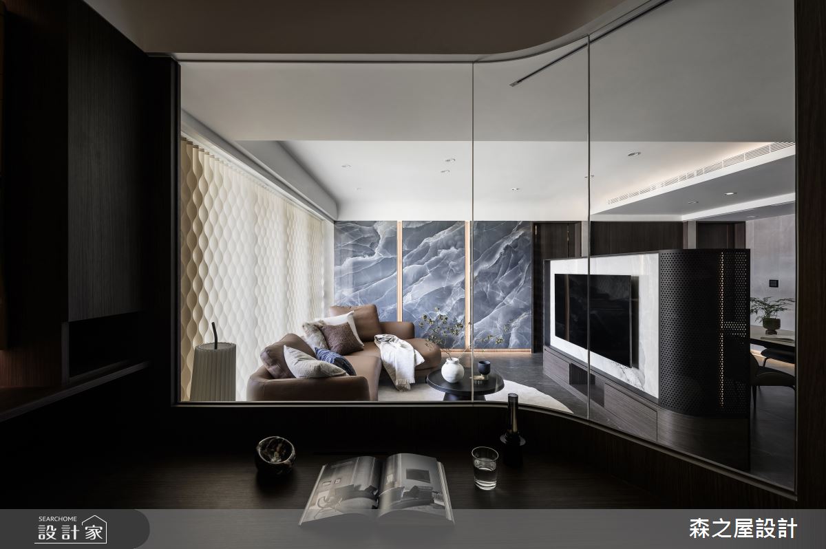 35坪毛胚屋＿現代風客廳書房案例圖片＿森之屋室內設計＿森之屋_雲影流光之16