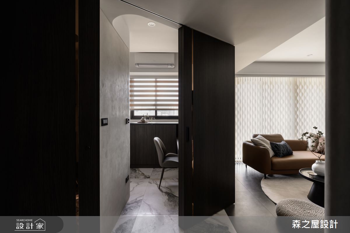 35坪毛胚屋＿現代風客廳書房案例圖片＿森之屋室內設計＿森之屋_雲影流光之15