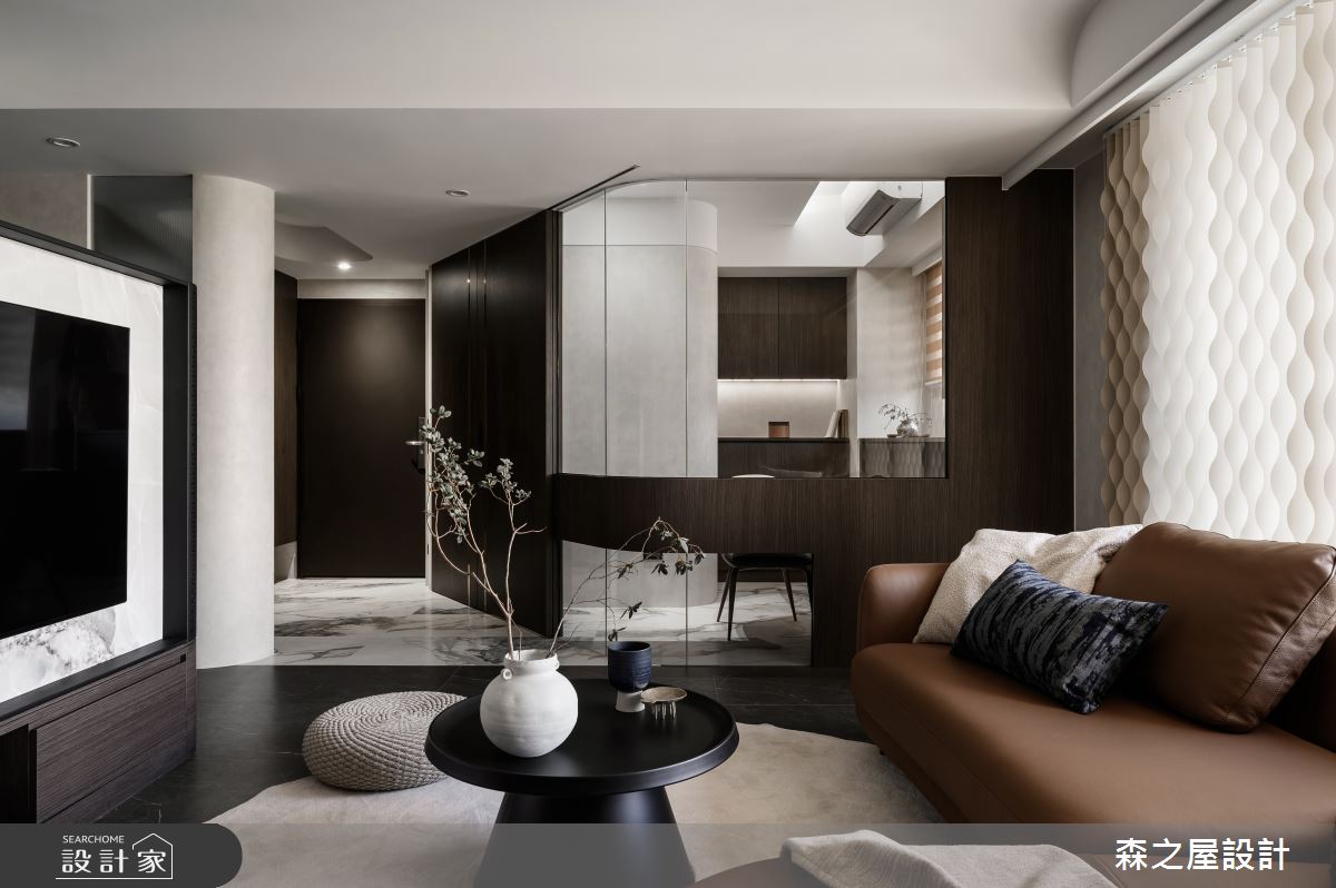 35坪毛胚屋＿現代風玄關客廳書房案例圖片＿森之屋室內設計＿森之屋_雲影流光之12