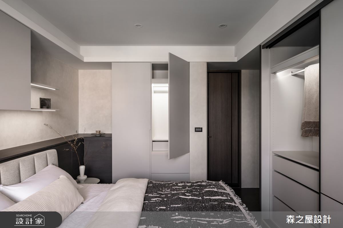 35坪毛胚屋＿現代風臥室案例圖片＿森之屋室內設計＿森之屋_雲影流光之45