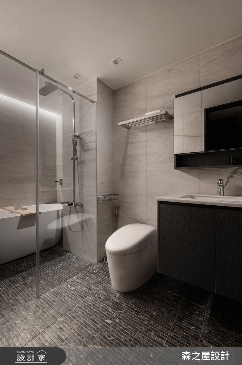 35坪毛胚屋＿現代風浴室案例圖片＿森之屋室內設計＿森之屋_雲影流光之48
