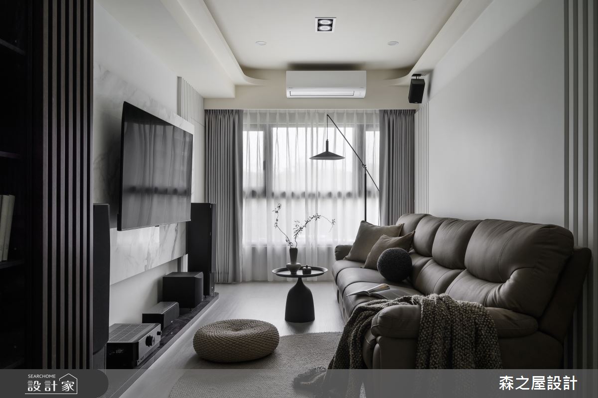 16坪新成屋(5年以下)＿現代風客廳案例圖片＿森之屋室內設計＿森之屋_序影緩景之8