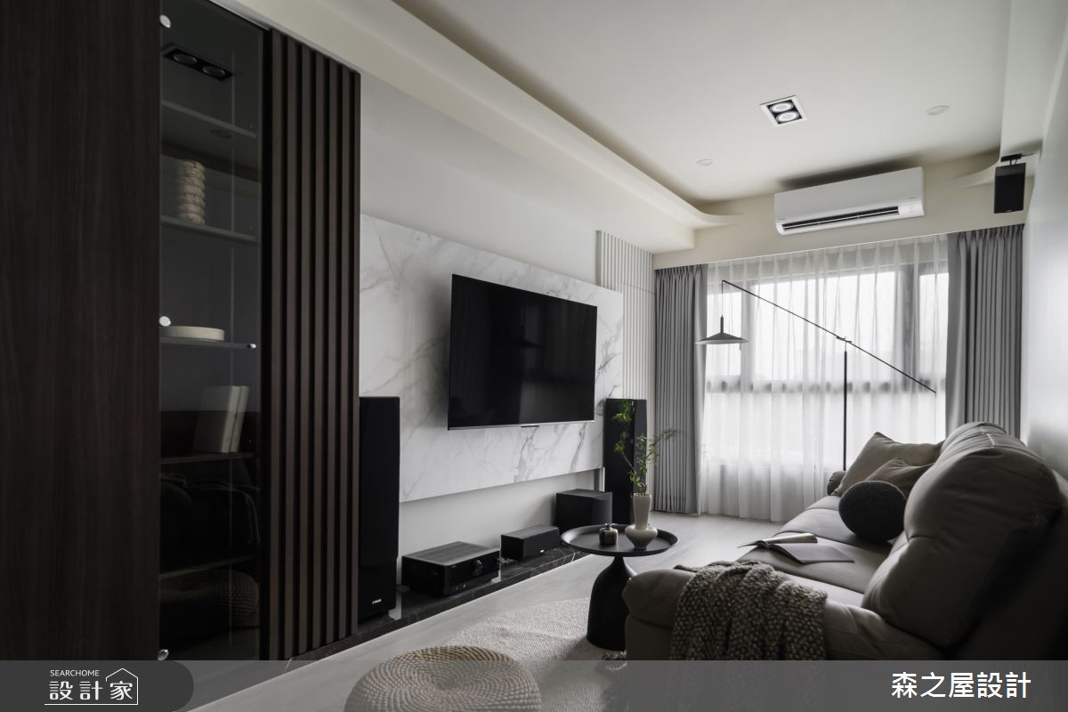 16坪新成屋(5年以下)＿現代風客廳案例圖片＿森之屋室內設計＿森之屋_序影緩景之13