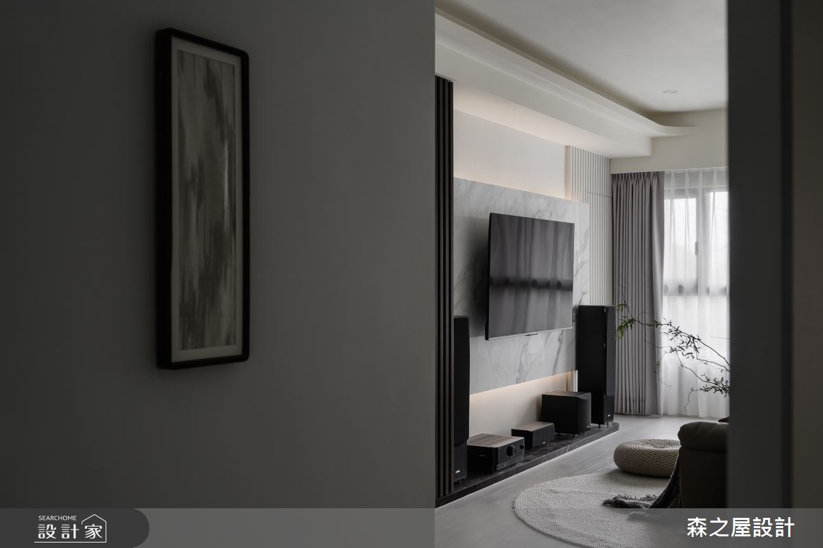 16坪新成屋(5年以下)＿現代風客廳案例圖片＿森之屋室內設計＿森之屋_序影緩景之5