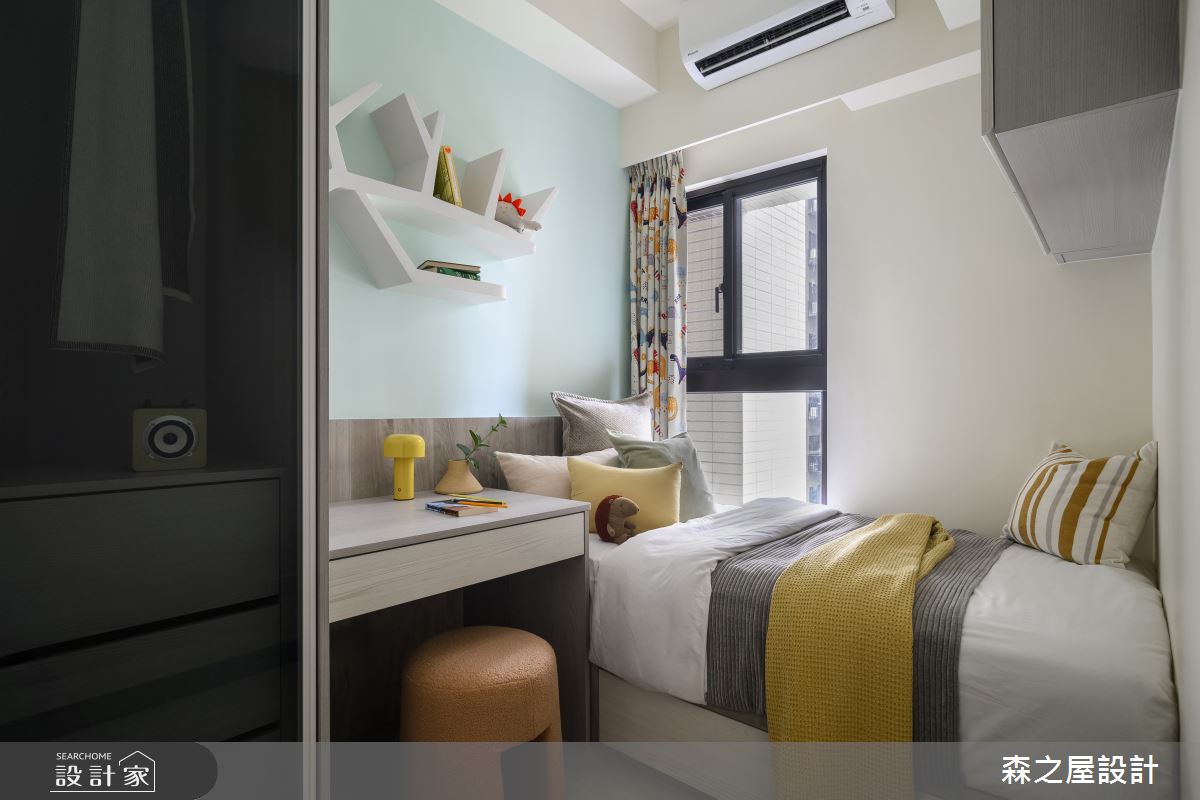16坪新成屋(5年以下)＿現代風兒童房兒童房案例圖片＿森之屋室內設計＿森之屋_序影緩景之34