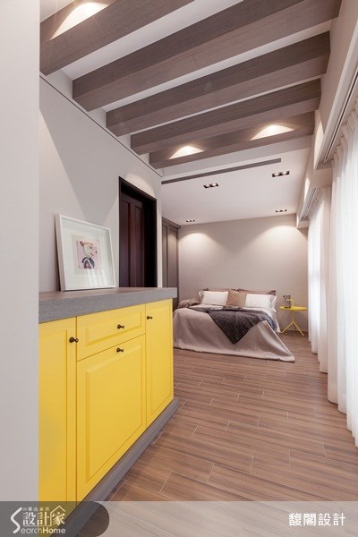 26坪新成屋(5年以下)＿美式風臥室案例圖片＿FUGE GROUP 馥閣設計集團＿馥閣_用草綠、鮮黃色彩，打造輕快舒適美式風格之10