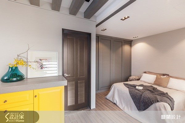 26坪新成屋(5年以下)＿美式風臥室案例圖片＿FUGE GROUP 馥閣設計集團＿馥閣_用草綠、鮮黃色彩，打造輕快舒適美式風格之9
