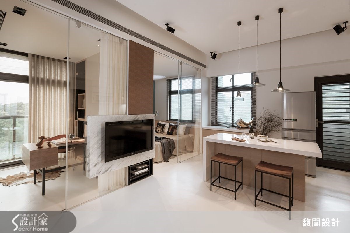 12坪新成屋(5年以下)＿簡約風餐廳案例圖片＿FUGE GROUP 馥閣設計集團＿馥閣_挺身舒展吧！誰說三米六一定要做夾層？之3
