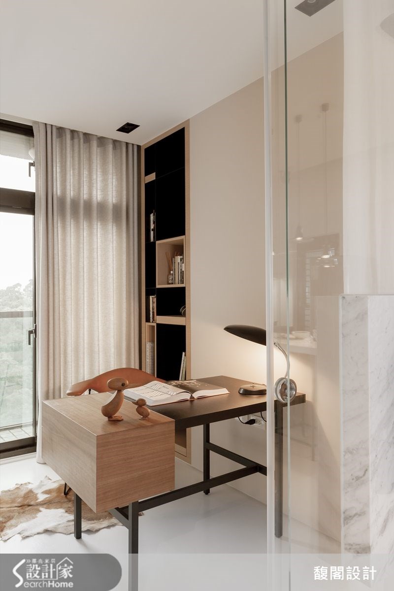 12坪新成屋(5年以下)＿簡約風書房案例圖片＿FUGE GROUP 馥閣設計集團＿馥閣_挺身舒展吧！誰說三米六一定要做夾層？之9