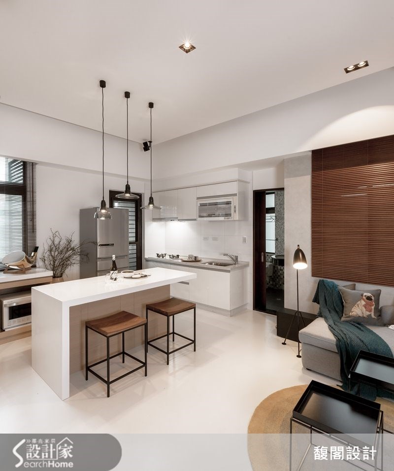 12坪新成屋(5年以下)＿簡約風餐廳案例圖片＿FUGE GROUP 馥閣設計集團＿馥閣_挺身舒展吧！誰說三米六一定要做夾層？之13
