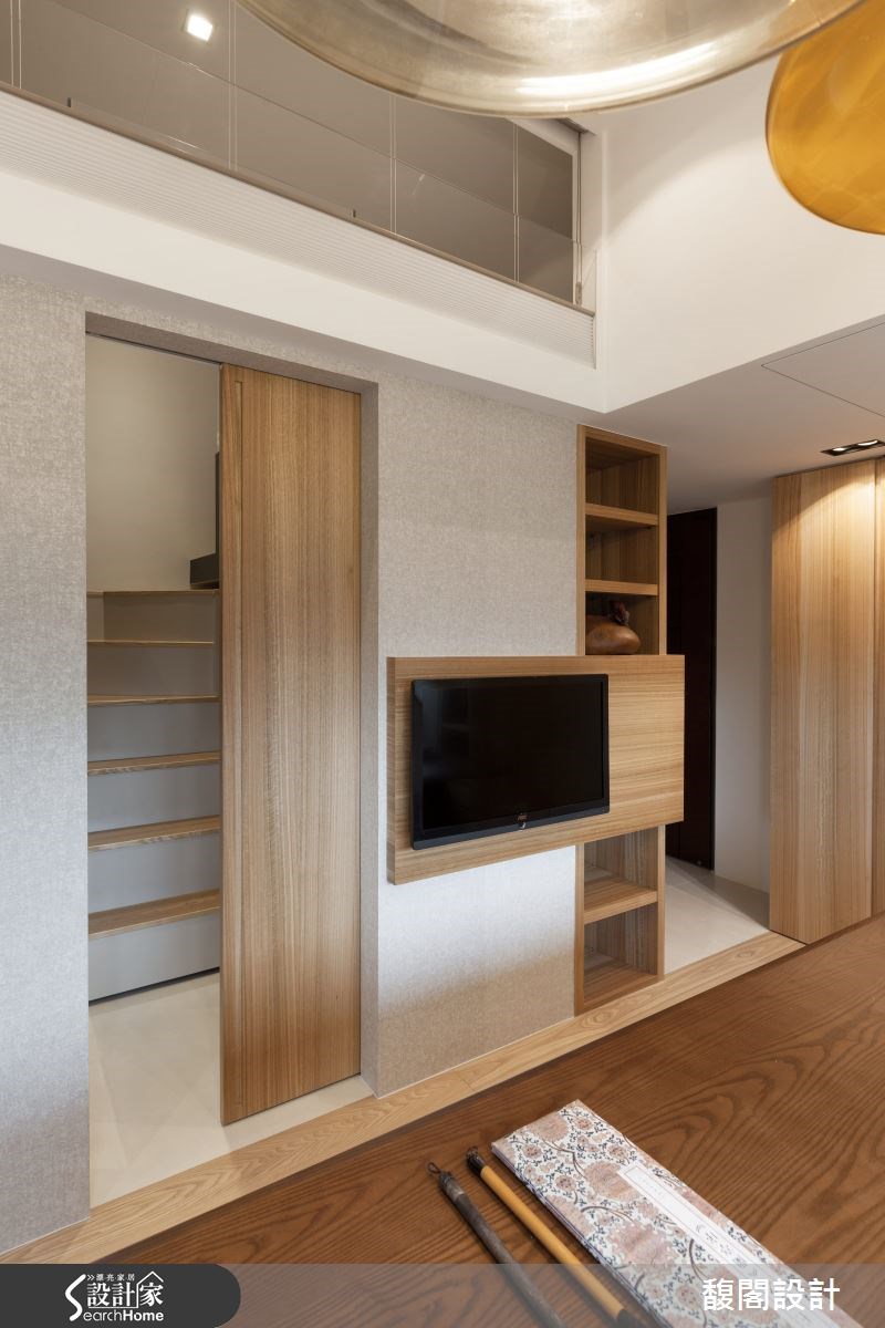 8坪中古屋(5~15年)＿療癒風客廳案例圖片＿FUGE GROUP 馥閣設計集團＿馥閣_超乎想像的3米6全能機關屋之1