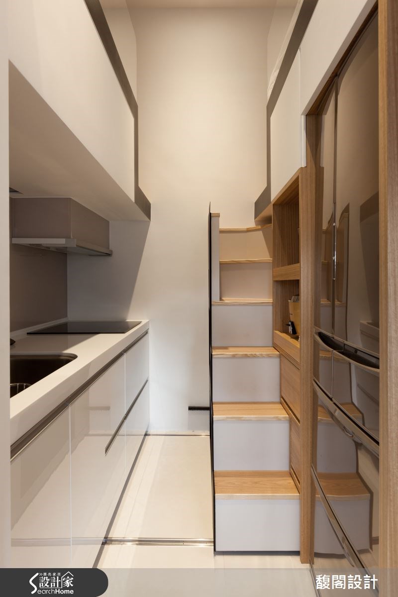8坪中古屋(5~15年)＿療癒風廚房案例圖片＿FUGE GROUP 馥閣設計集團＿馥閣_超乎想像的3米6全能機關屋之12