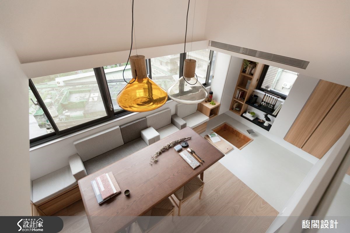 8坪中古屋(5~15年)＿療癒風客廳案例圖片＿FUGE GROUP 馥閣設計集團＿馥閣_超乎想像的3米6全能機關屋之15