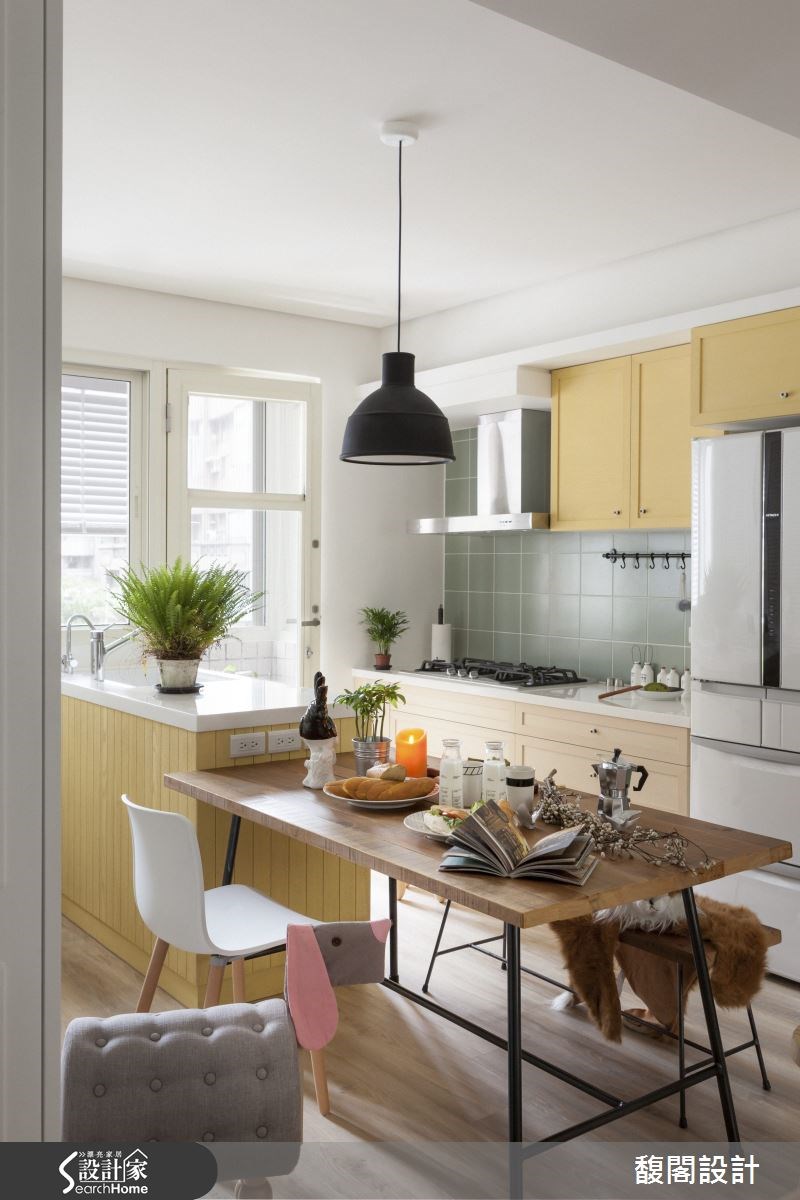 25坪老屋(16~30年)＿鄉村風餐廳案例圖片＿FUGE GROUP 馥閣設計集團＿馥閣_繽紛色彩，一家人的童趣空間之7