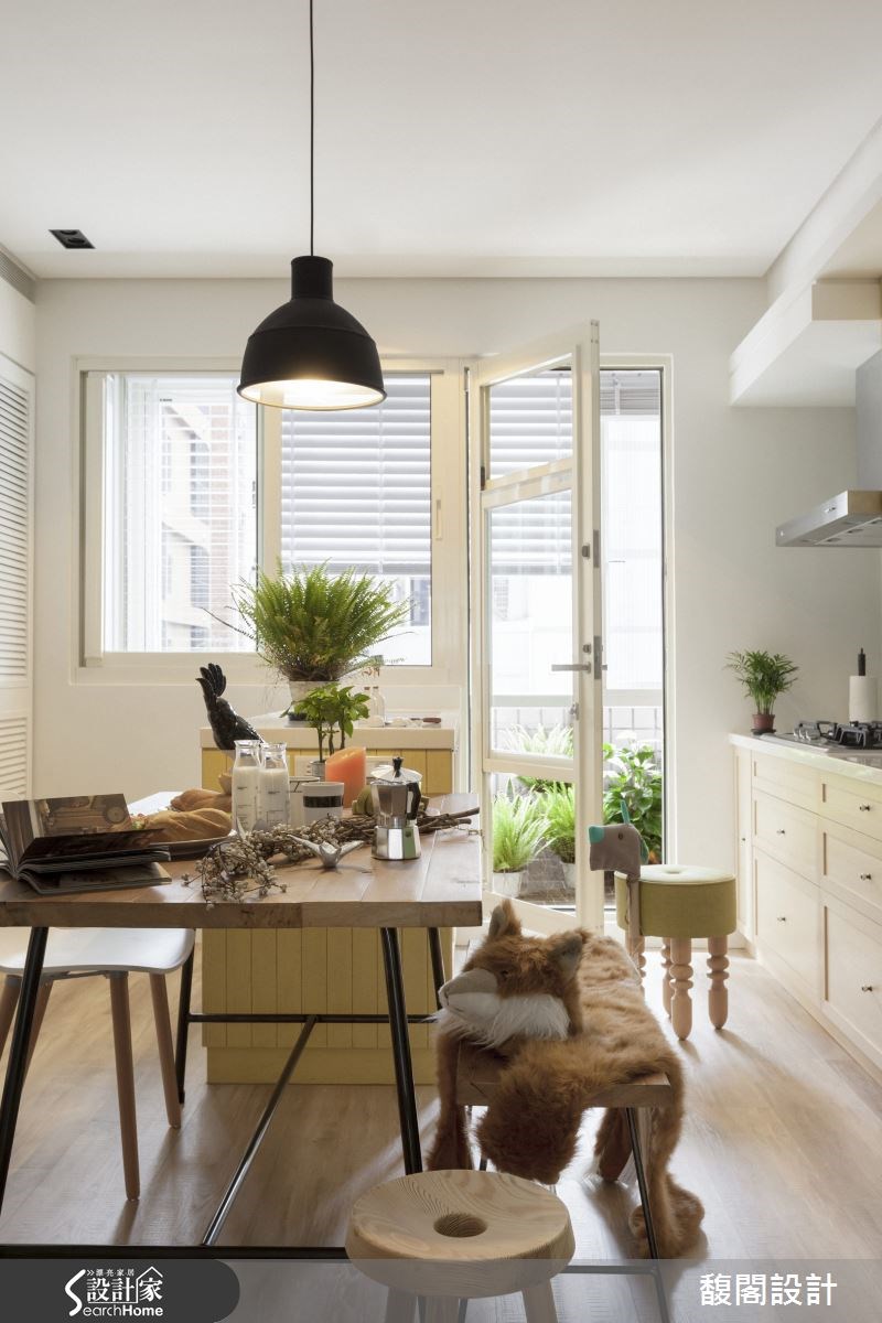 25坪老屋(16~30年)＿鄉村風餐廳案例圖片＿FUGE GROUP 馥閣設計集團＿馥閣_繽紛色彩，一家人的童趣空間之10