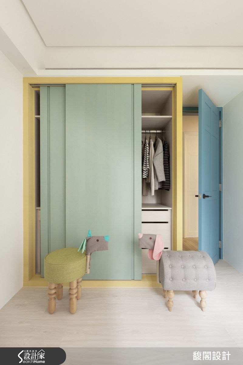 25坪老屋(16~30年)＿鄉村風臥室案例圖片＿FUGE GROUP 馥閣設計集團＿馥閣_繽紛色彩，一家人的童趣空間之20