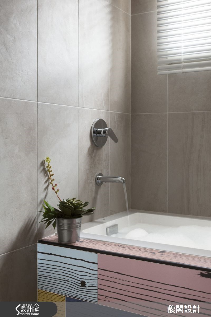 25坪老屋(16~30年)＿鄉村風浴室案例圖片＿FUGE GROUP 馥閣設計集團＿馥閣_繽紛色彩，一家人的童趣空間之22