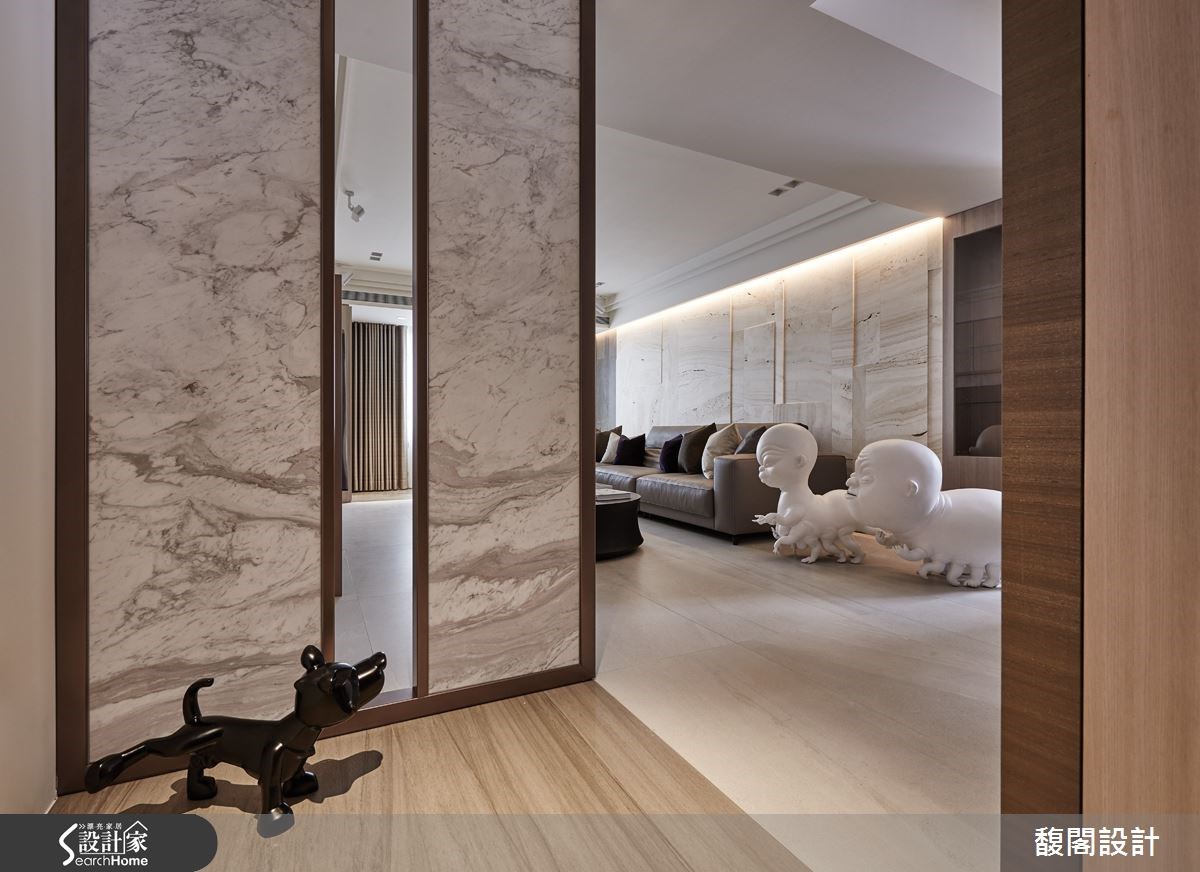 42坪老屋(16~30年)＿新古典玄關案例圖片＿FUGE GROUP 馥閣設計集團＿馥閣_忠孝林宅之1