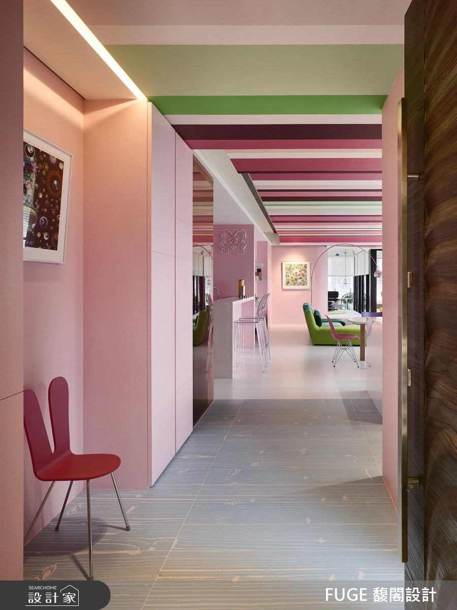 42坪新成屋(5年以下)＿混搭風玄關吧檯案例圖片＿FUGE GROUP 馥閣設計集團＿馥閣_FUGE Project No.205之2