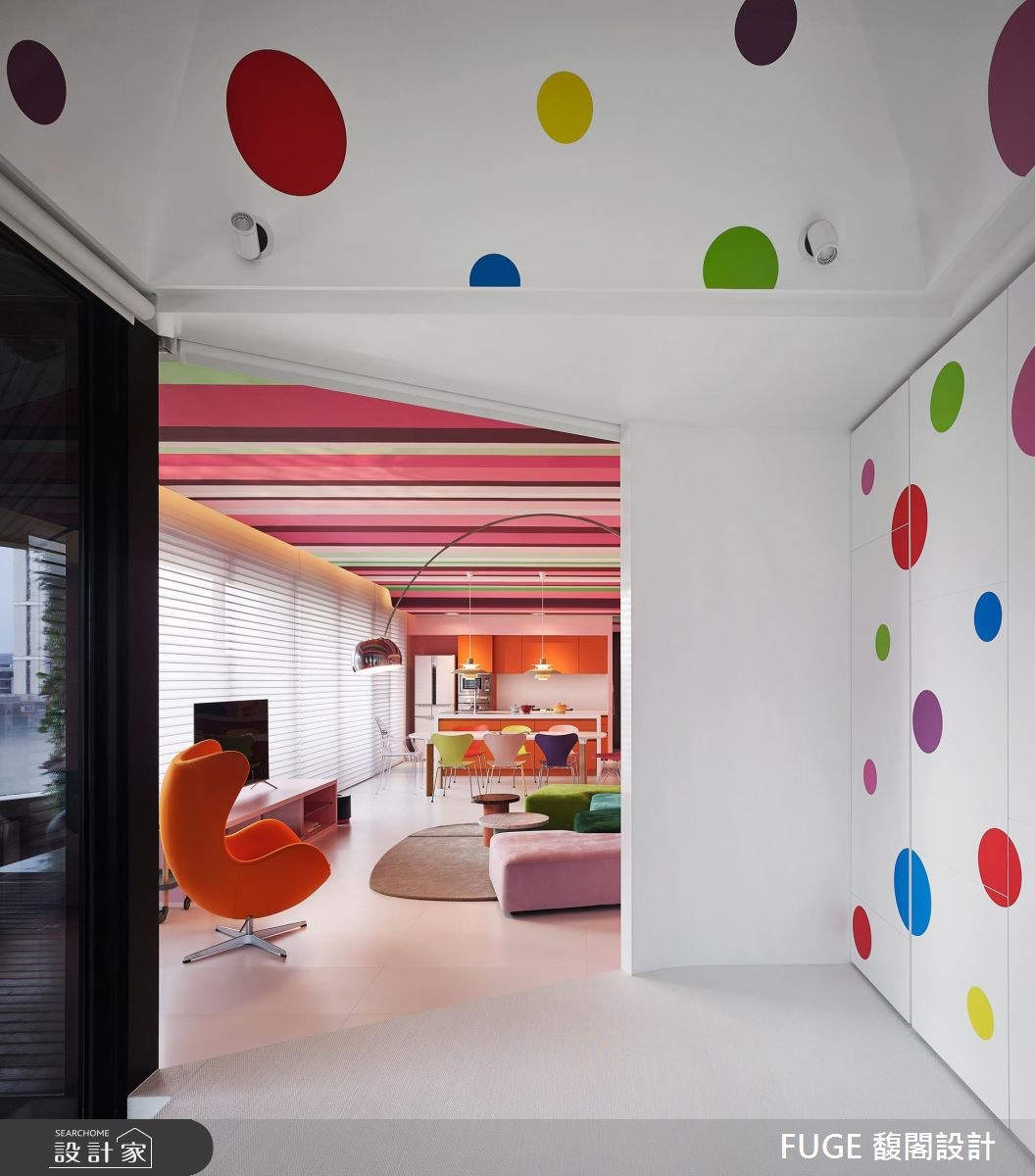 42坪新成屋(5年以下)＿混搭風客廳案例圖片＿FUGE GROUP 馥閣設計集團＿馥閣_FUGE Project No.205之7
