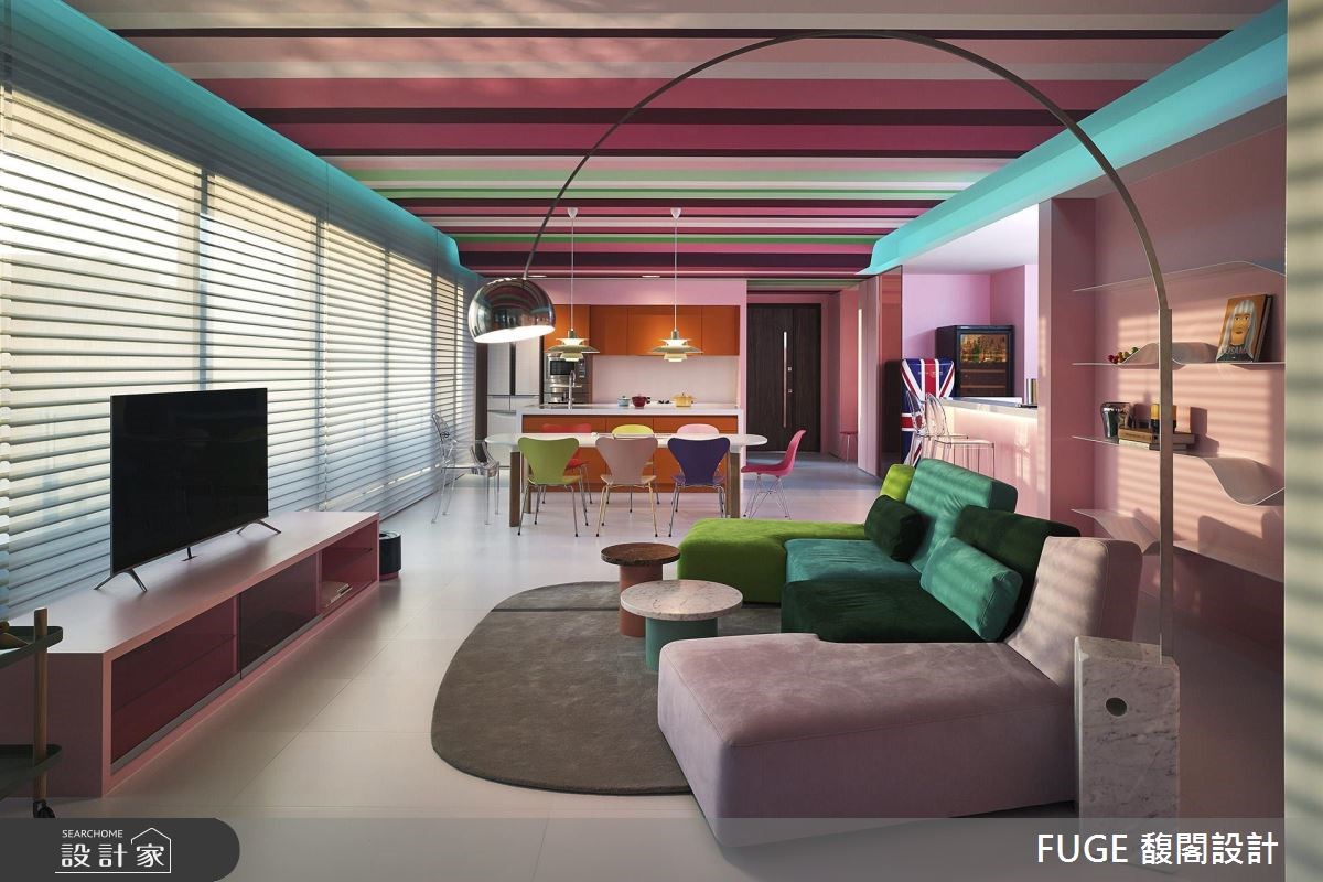 42坪新成屋(5年以下)＿混搭風客廳餐廳案例圖片＿FUGE GROUP 馥閣設計集團＿馥閣_FUGE Project No.205之20