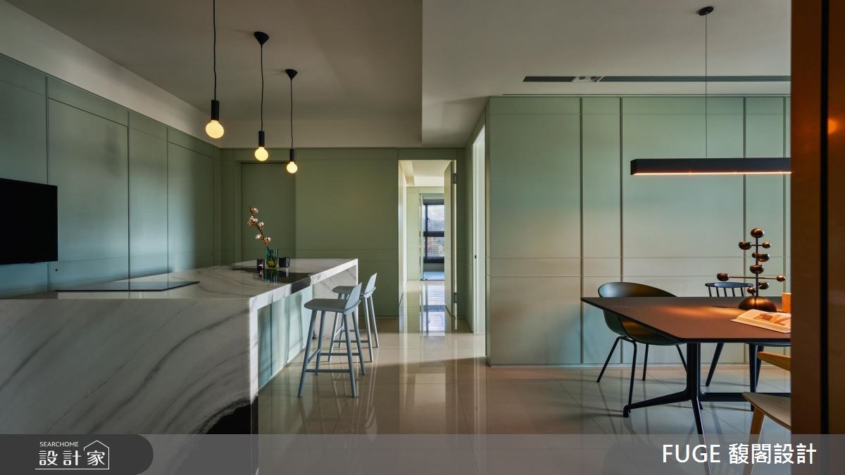 40坪新成屋(5年以下)＿混搭風吧檯案例圖片＿FUGE GROUP 馥閣設計集團＿馥閣_FUGE Project No.362之6