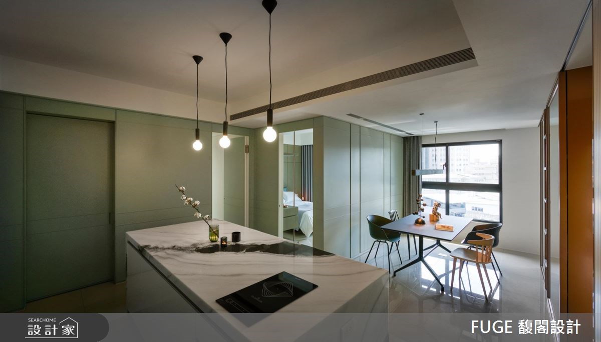 40坪新成屋(5年以下)＿混搭風吧檯案例圖片＿FUGE GROUP 馥閣設計集團＿馥閣_FUGE Project No.362之7